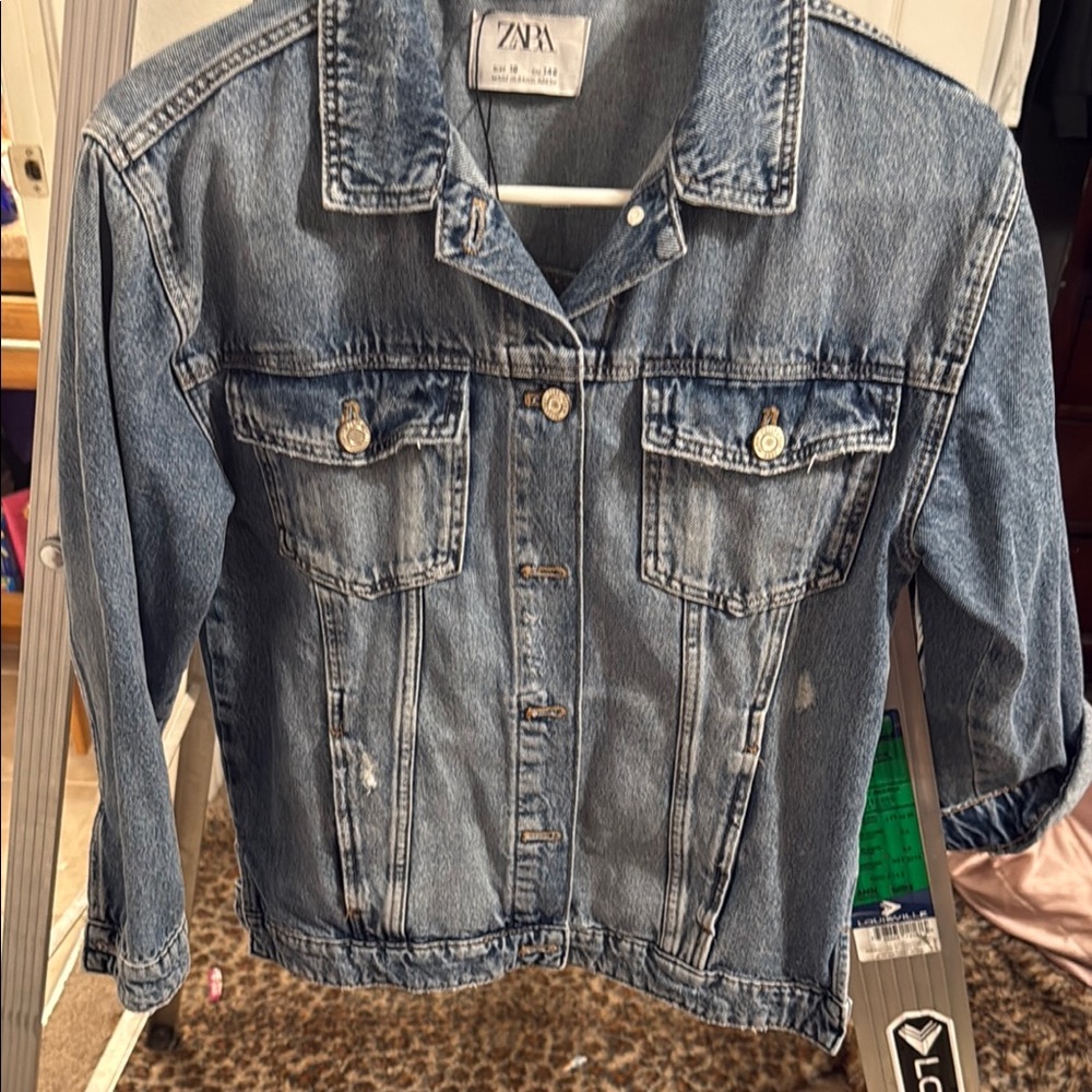 Zara Classic Blue Denim Jacket